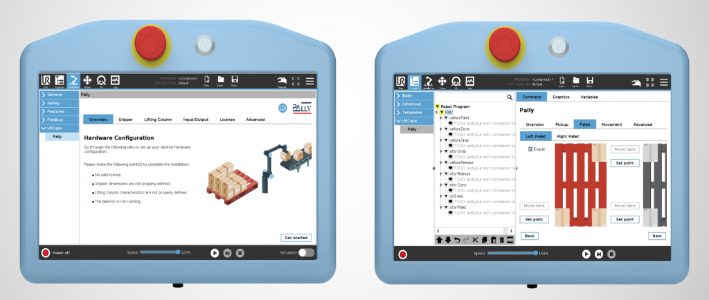 PALLY Urcap - paletizačný softvér pre Universal robots
