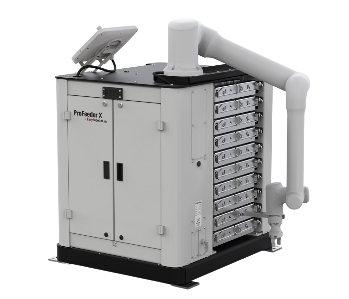 ProFeeder X — vysokokapacitný zásobník dielov pre automatizovanú CNC obsluhu